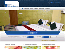 Tablet Screenshot of hotelhayatrabbani.com